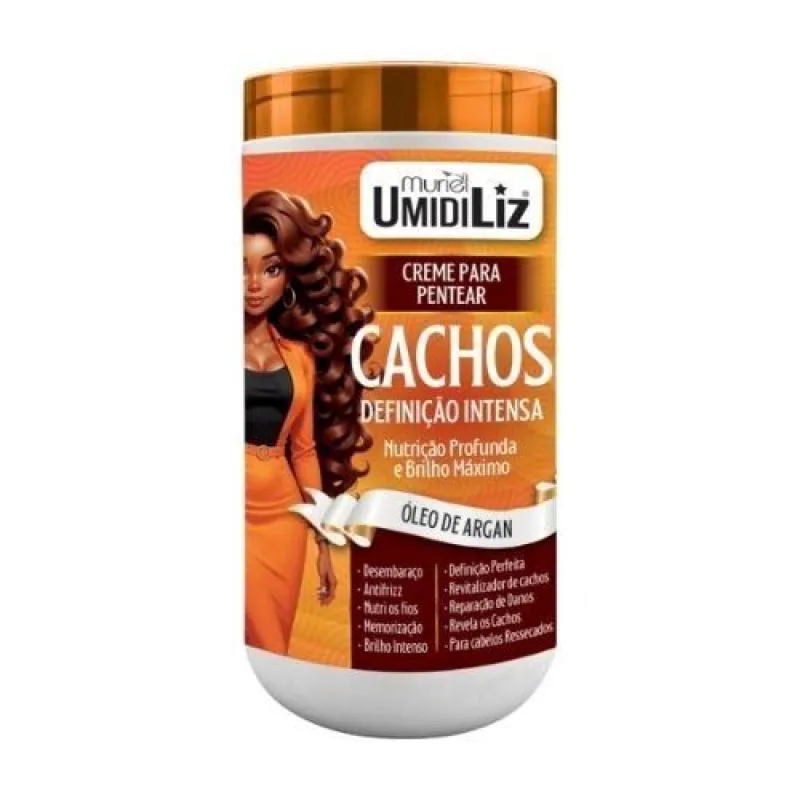 CREME PARA PENTEAR CACHOS MURIEL UMIDILIZ ÓLEO DE ARGAN 925G