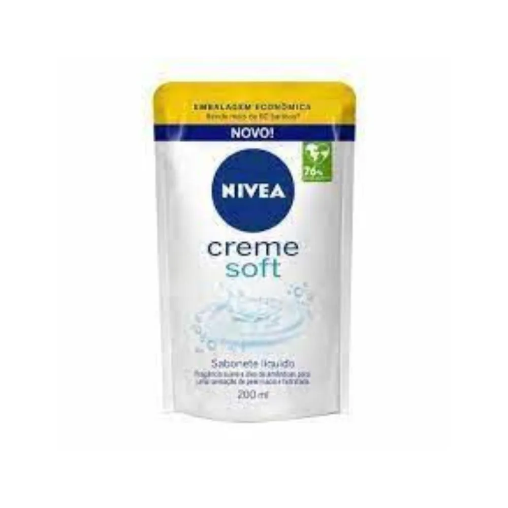 SABONETE NIVEA LIQUIDO CREME SOFT 200ML