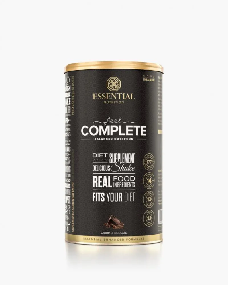 FEEL COMPLETE LATA (547G) - (NOVA EMBALAGEM) - SABOR: CHOCOLATE