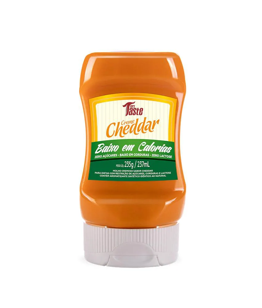 MOLHO CREME CHEDDAR ZERO 235G MRS TASTE