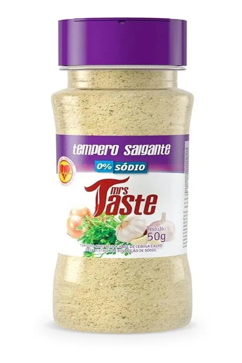TEMPERO SALGANTE ZERO SóDIO 57G MRS TASTE