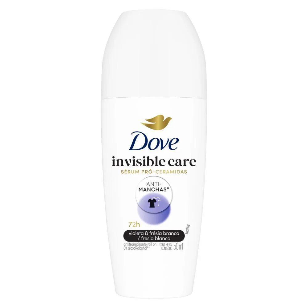 DESODORANTE ANTITRANSPIRANTE ROLL-ON DOVE INVISIBLE DRY 50ML
