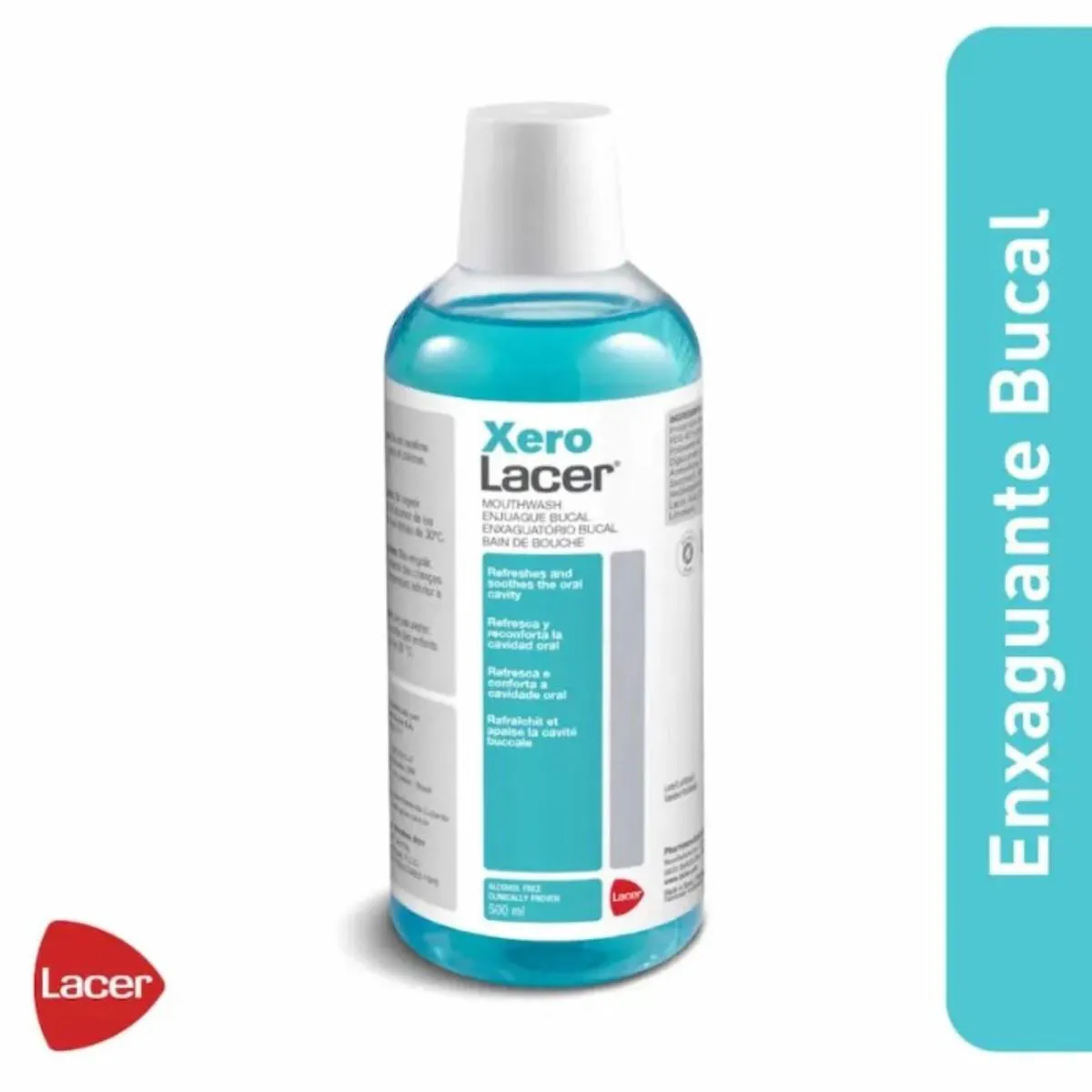 ENXAGUANTE BUCAL XEROLACER SEM ÁLCOOL - 500ML
