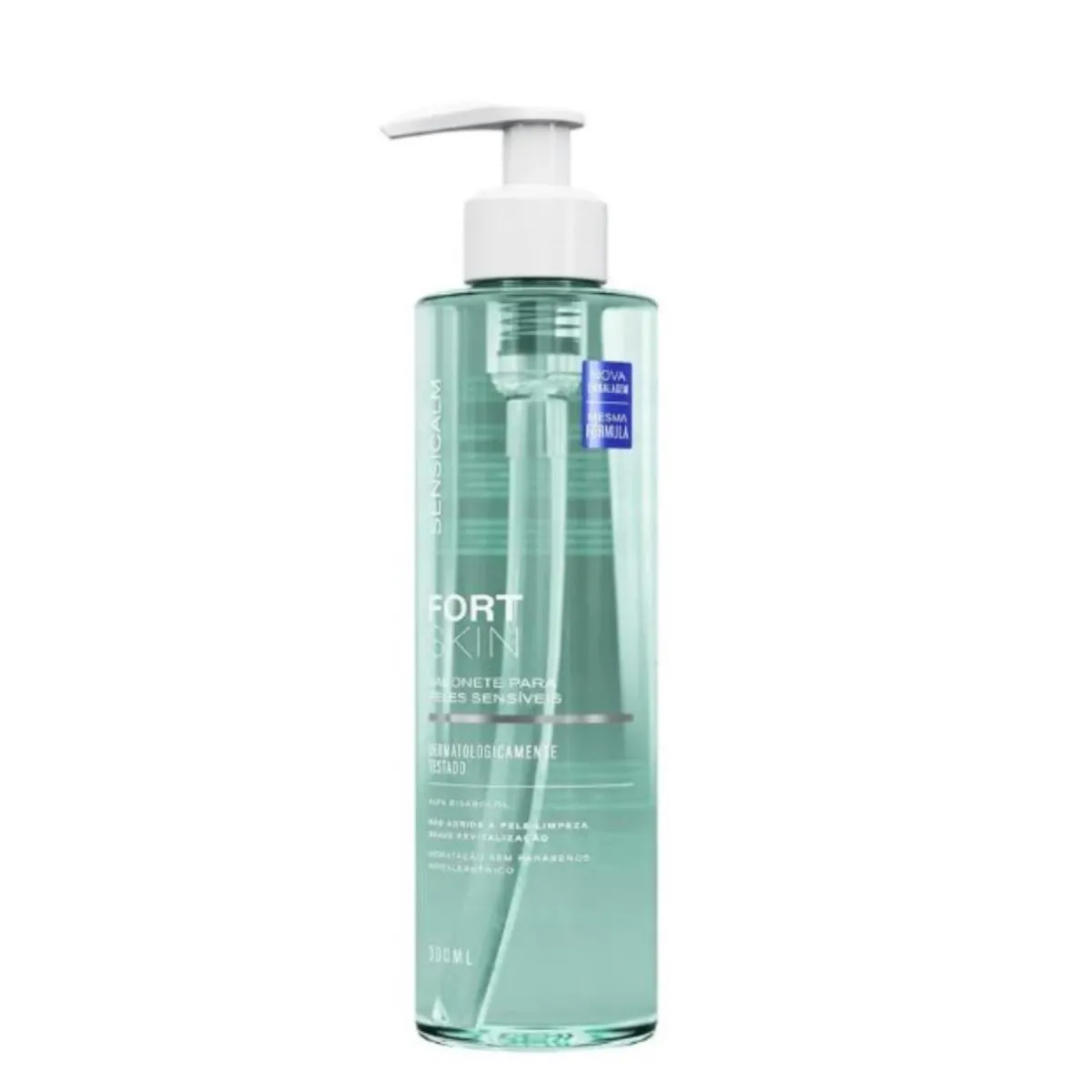 SABONETE FACIAL EM GEL PARA PELES SENSíVEIS SENSICALM FORTSKIN - 300ML