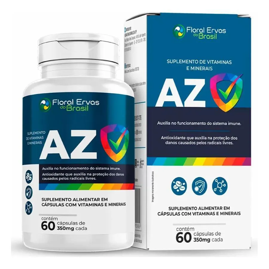 MULTIVITAMINICO AZ 60 CáPSULAS - FLORAL ERVAS