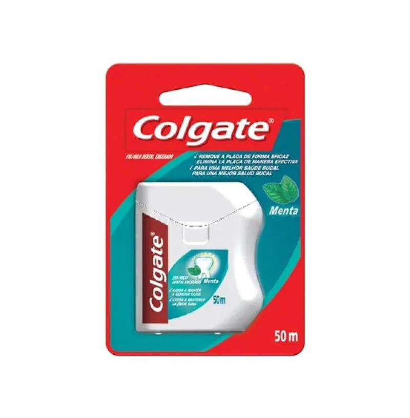 FIO DENTAL COLGATE 50M MENTA