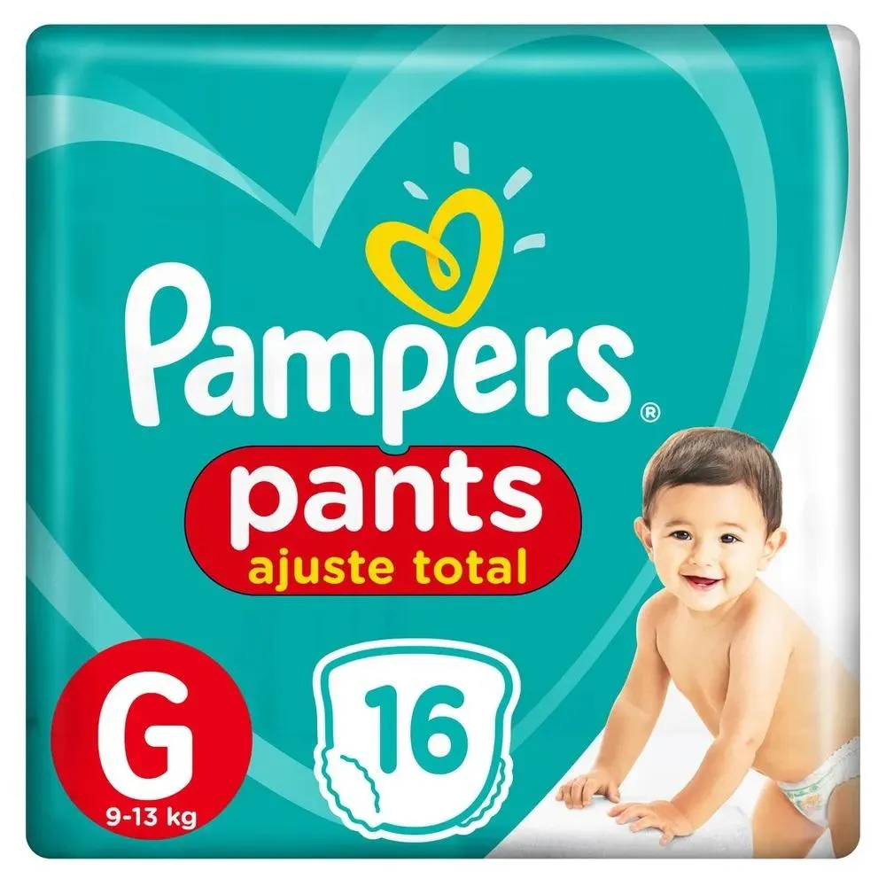 FRALDA CONFORTSEC PANTS PACOTAO ”G” PAMPERS SIMPLES PC16UN
