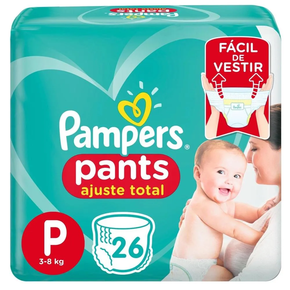 FRALDA CONFORTSEC PANTS PACOTAO ”P” PAMPERS SIMPLES PC26UN
