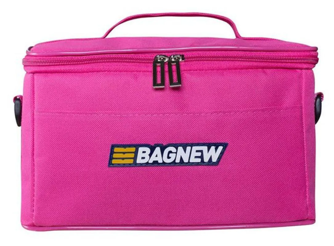 BOLSA TéRMICA 3 POTES - ECONOMIC MéDIA - COR: ROSA