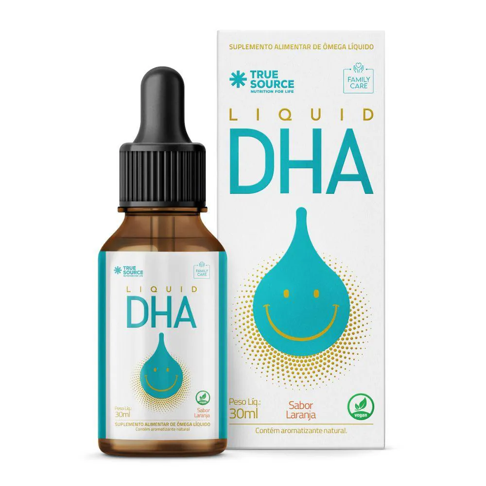 DHA LIQUIDO FAMILY CARE GOTAS 30ML LARANJA - TRUE SOURCE