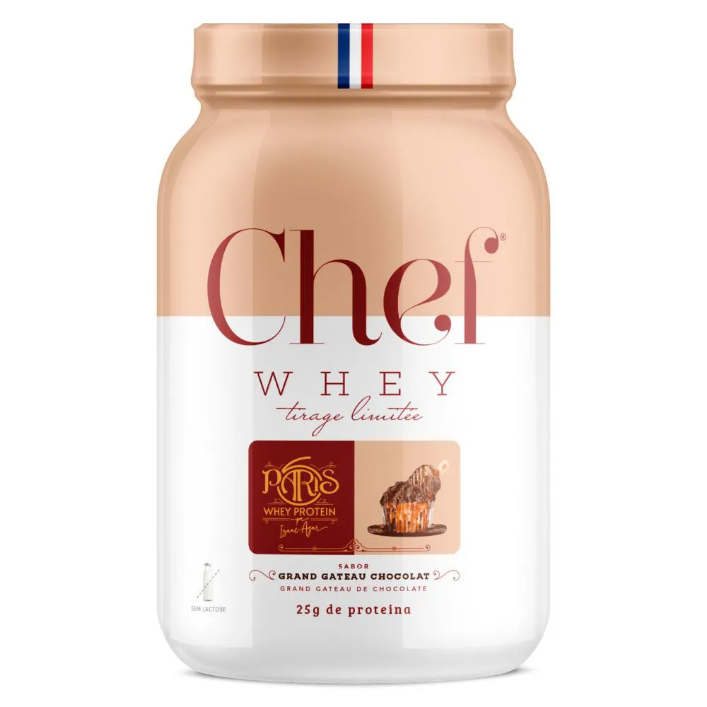 WHEY ZERO LACTOSE 25G PROTEINA BOLO CHOCOLATE 800G CHEF WHEY