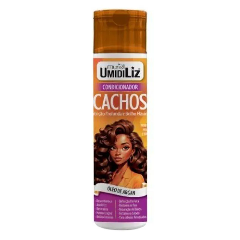 CONDICIONADOR CACHOS MURIEL UMIDILIZ ÓLEO DE ARGAN 300ML