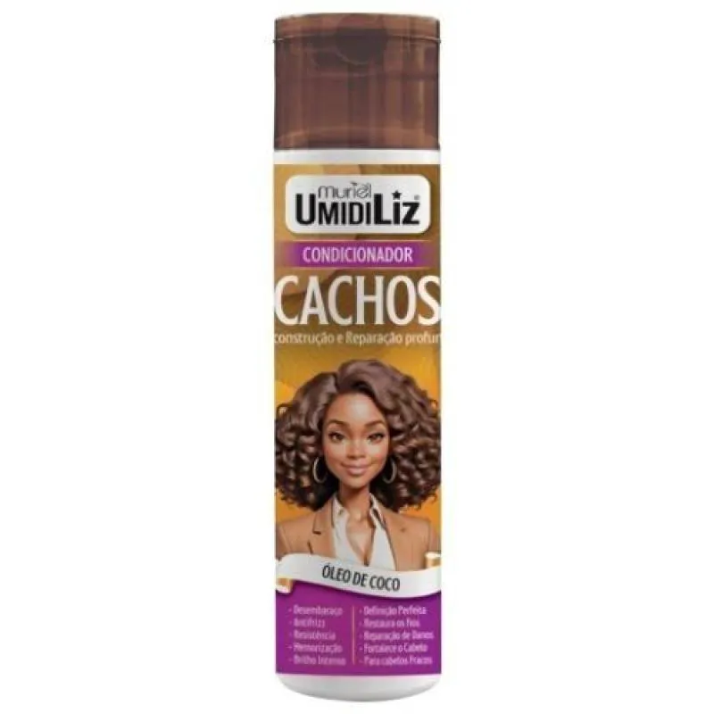 CONDICIONADOR CACHOS MURIEL UMIDILIZ ÓLEO DE COCO 300ML