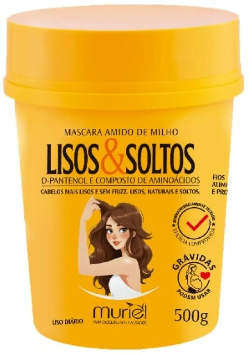 MURIEL MáSCARA AMIDO MILHO LISOS&AMP;SOLTOS