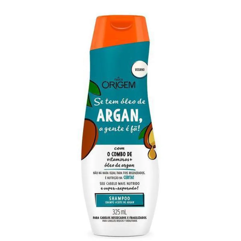ORIGEM SHAMPOO SE TEM ARGAN A GNT PIRA 325ML