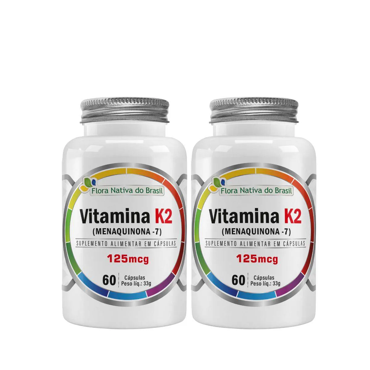 2X VITAMINA K2 60 CAPSULAS FLORA NATIVA