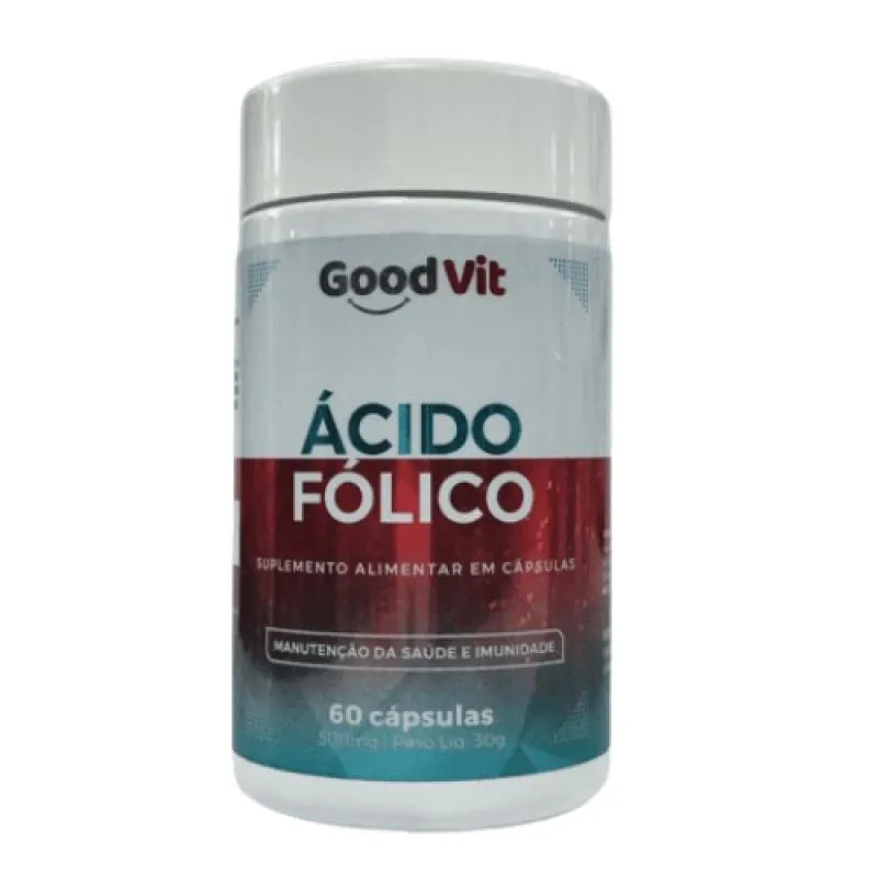 ÁCIDO FóLICO C/60 CáPSULAS - GOODVIT