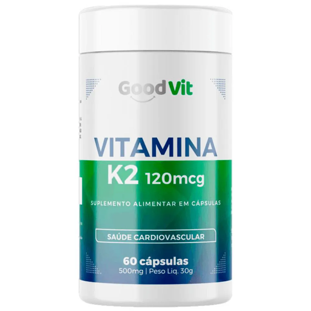 VITAMINA K2 120MG C/60 CáPSULAS - GOOD VIT