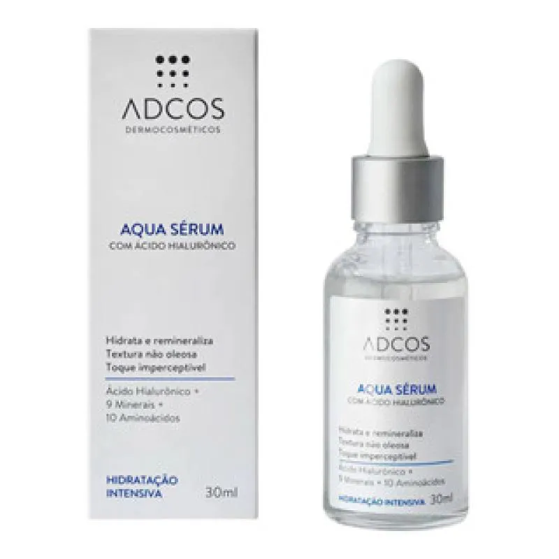 AQUA SéRUM COM ÁCIDO HIALURôNICO 30ML ADCOS