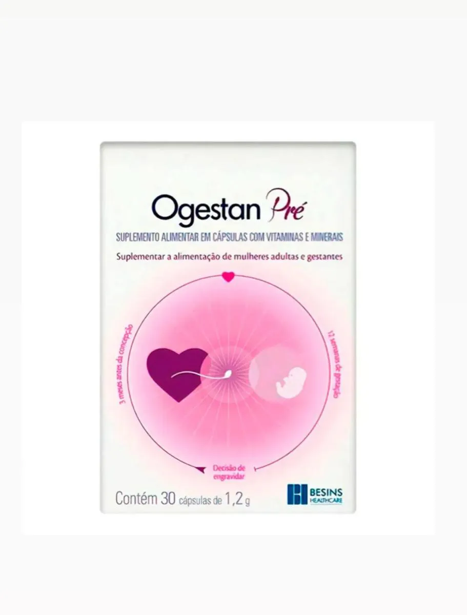 OGESTAN PRé BESINS HEALTHCARE 30 CáPSULAS