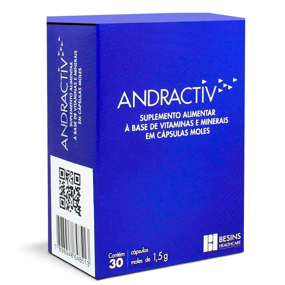SUPLEMENTO ANDRACTIV 30 CáPSULAS BESINS HEALTHCARE