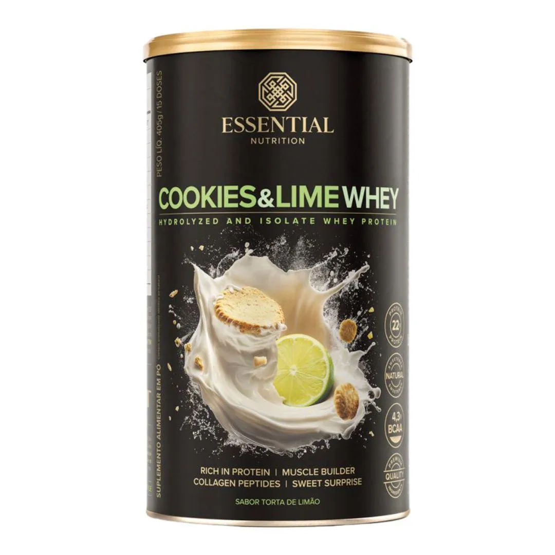 COOKIES & LIME WHEY 405G - ESSENTIAL NUTRITION