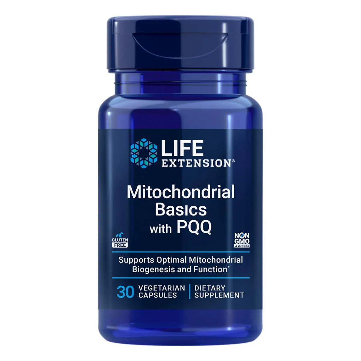 MITOCHONDRIAL BASICS COM PQQ 30 CáPSULAS LIFE EXTENSION SEM Sabor