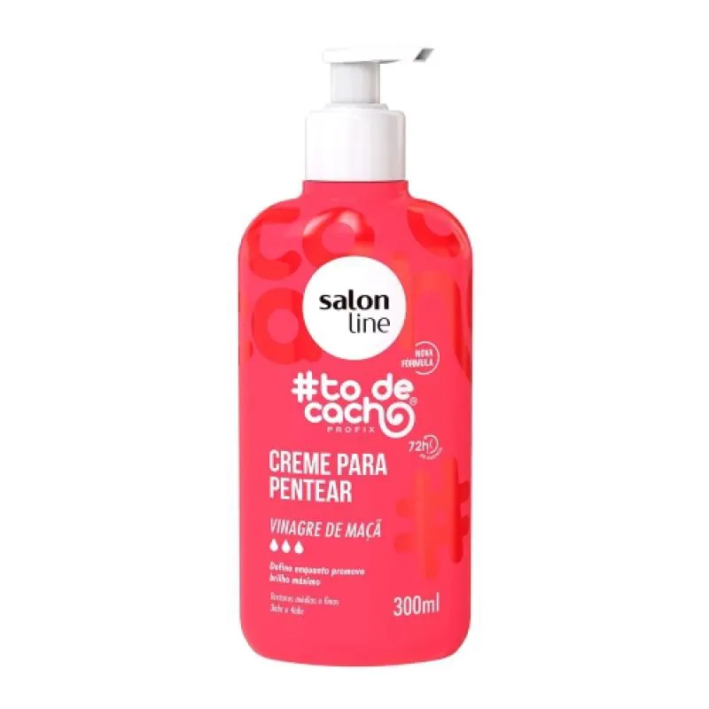 SALON LINE CREME DE PENTEAR VINAGRE DE MAçã #TODECACHO