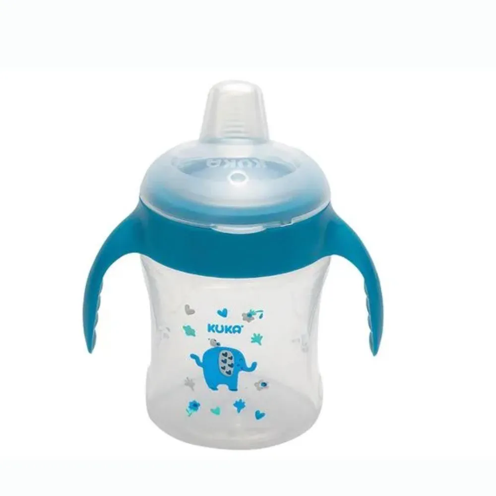 CANECA TREINAMENTO DECORADA KUKA FUN AZUL 200ML