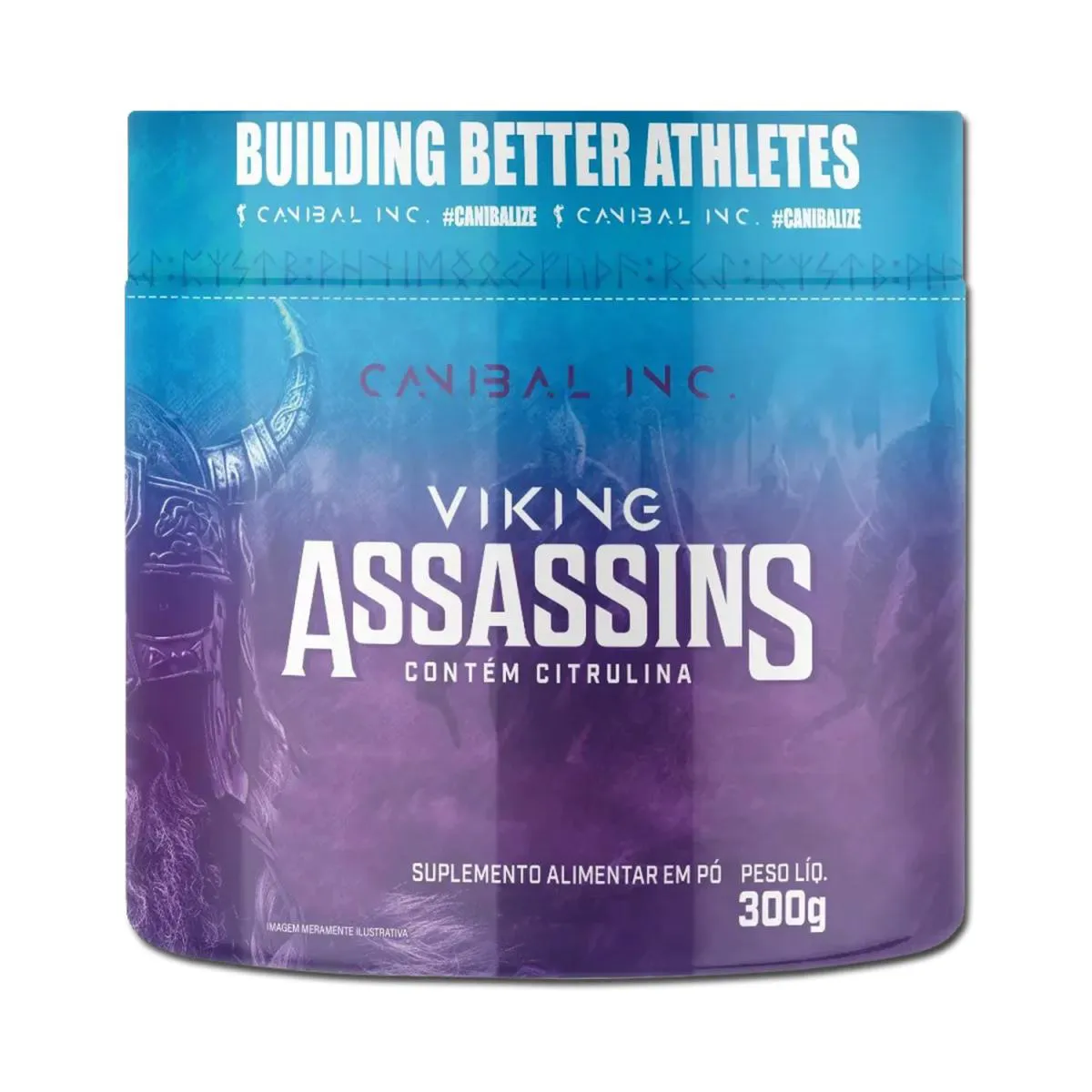 PRé-TREINO VIKING ASSASSIN 300G BLUE HEAVEN CANIBAL INC
