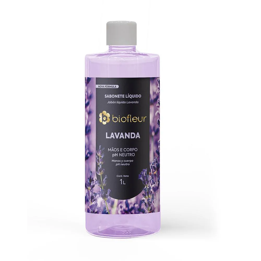 BIOFLEUR SABONETE LíQUIDO 1L HID. LAVANDA