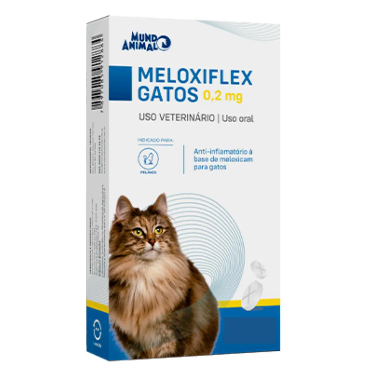 MELOXIFLEX GATOS ANTI-INFLAMATóRIO 0,2MG 10 COMPRIMIDOS