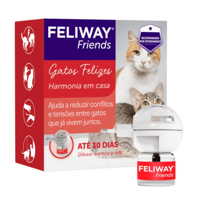 FELIWAY FRIENDS DIFUSOR COM REFIL 48ML CEVA