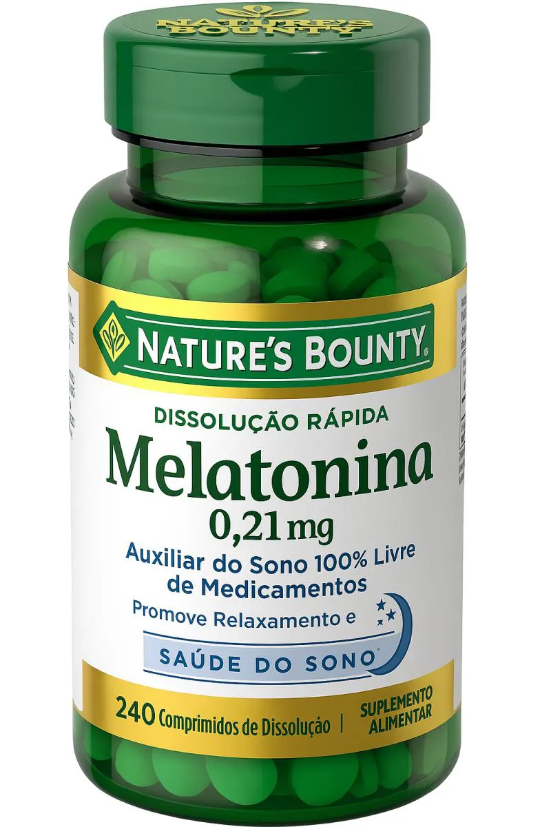 NATURE'S BOUNTY MELATONINA - 240 CáPSULAS