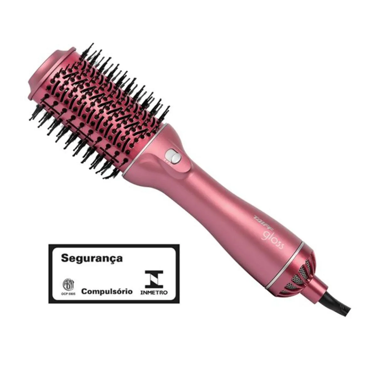 ESCOVA SECADORA TAIFF GLOSS ROSE BIVOLT