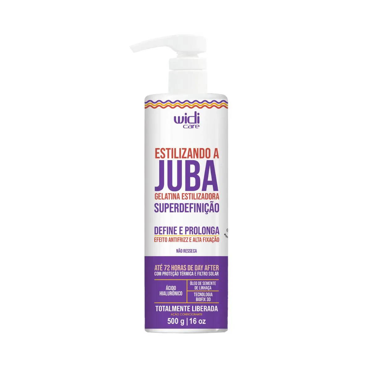 ESTILIZANDO A JUBA GELATINA SUPER DEFINIçãO 500G - WIDI CARE - DERMABOX - NO POO E LOW POO SHOP