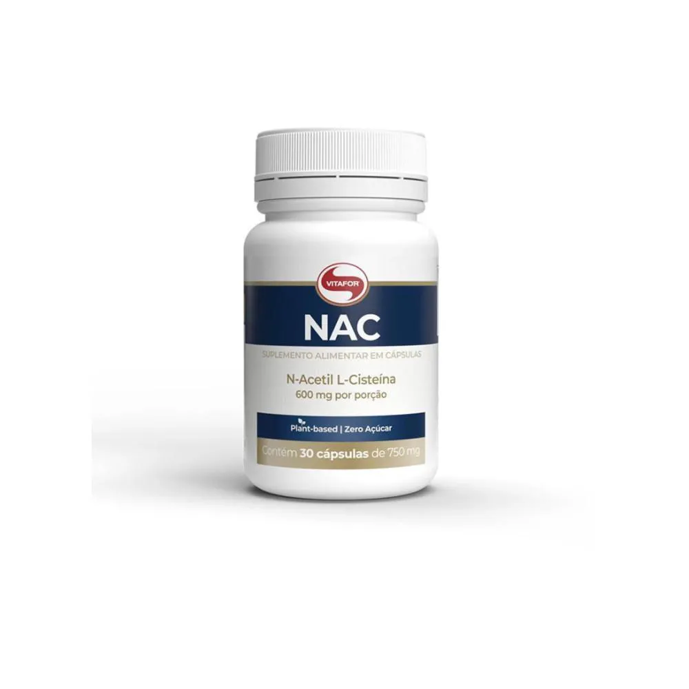 NAC N-ACETIL L-CISTEíNA 600MG 30 CAPSULAS