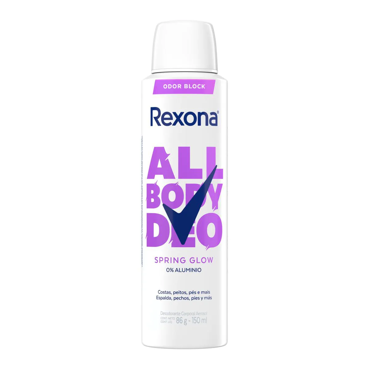 Desodorante Corporal Aerossol Rexona All Body Deo Spring Glow 150ml