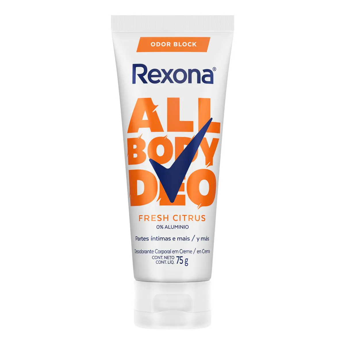 Desodorante Corporal Creme Rexona All Body Deo Fresh Citrus 75g