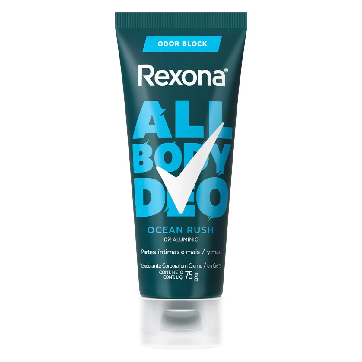 Desodorante Corporal Creme Rexona All Body Deo Ocean Rush 75g