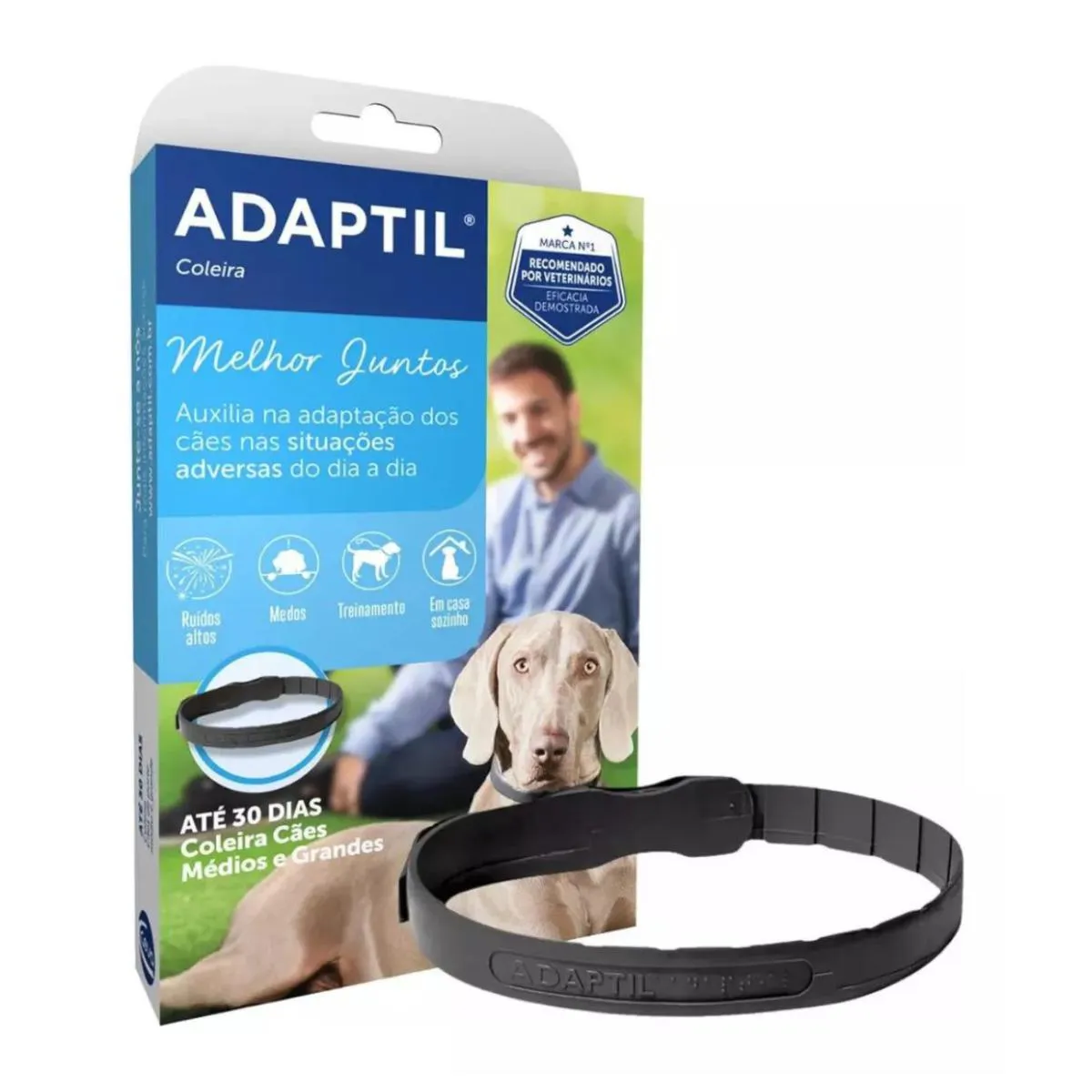ADAPTIL COLEIRA CALMANTE PARA CãES ATé 50KG M/G