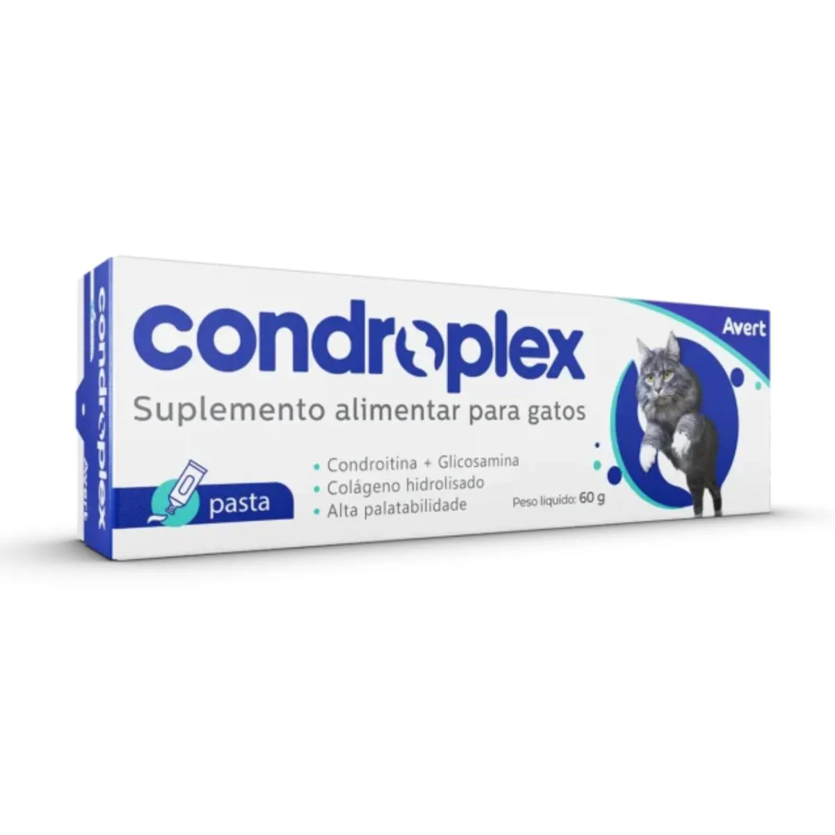 SUPLEMENTO ALIMENTAR CONDROPLEX PASTA 60GR PARA GATOS