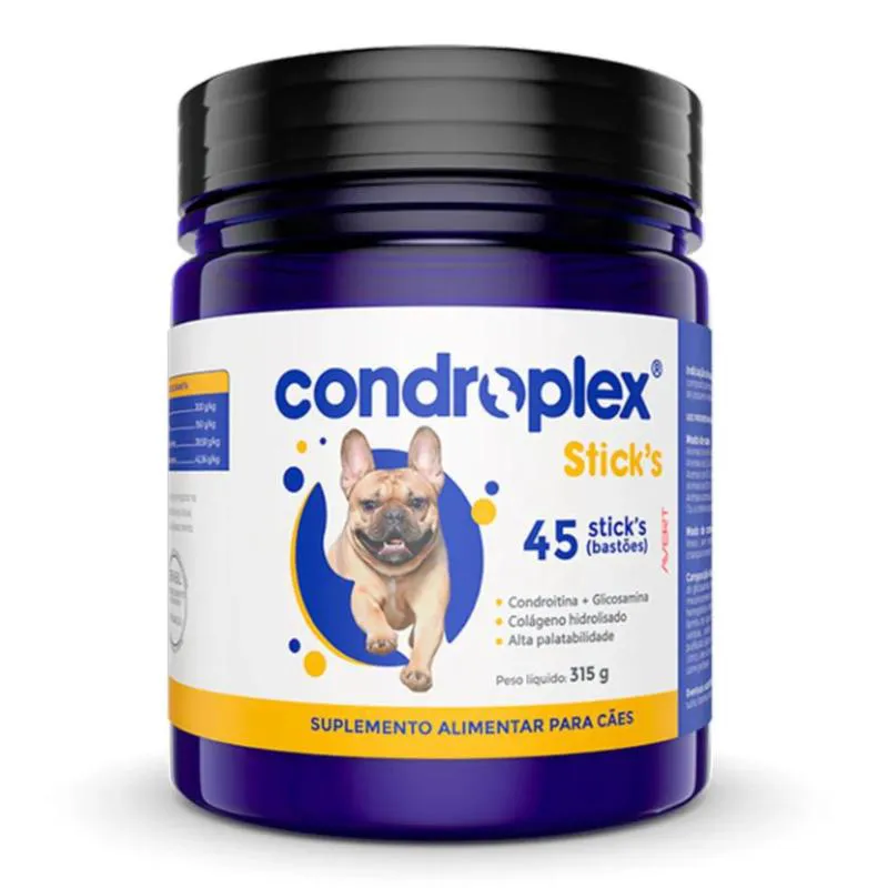 SUPLEMENTO ALIMENTAR CONLEX STICK´S ARTICULAçãO PARA CãES COM 45 BASTõES