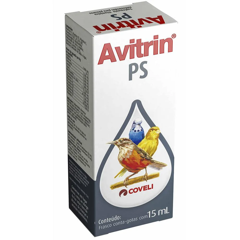 SUPLEMENTO ALIMENTAR PS AVITRIN PARA AVES 15ML