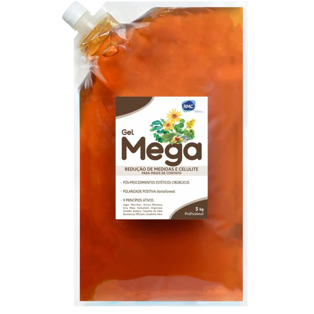GEL CONDUTOR COM ATIVOS BAG 5 KG GEL MEGA