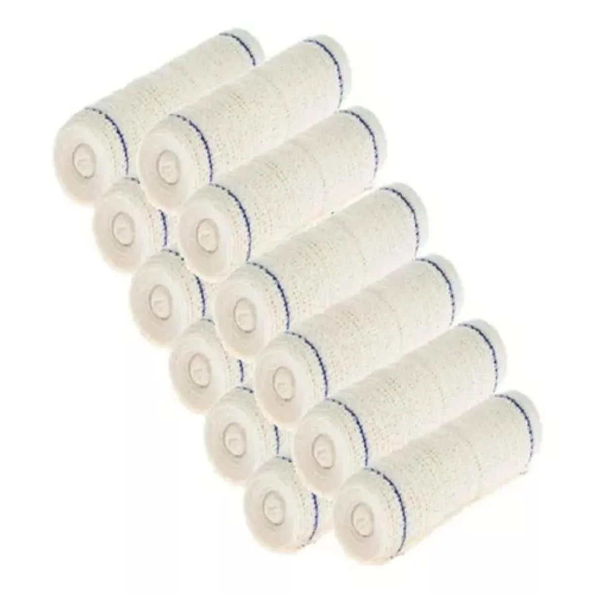 KIT 24 ROLOS ATADURA DE CREPOM 8 CM FORTCLEAN NOBRE SLIM