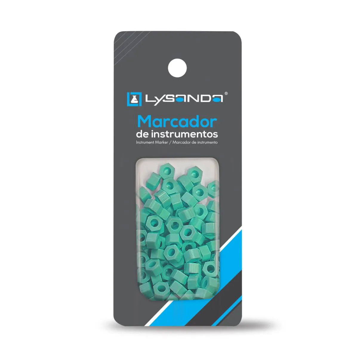 MARCADOR DE INSTRUMENTOS CIRúRGICOS SEXTAVADO SILICONE CORES Tiffany