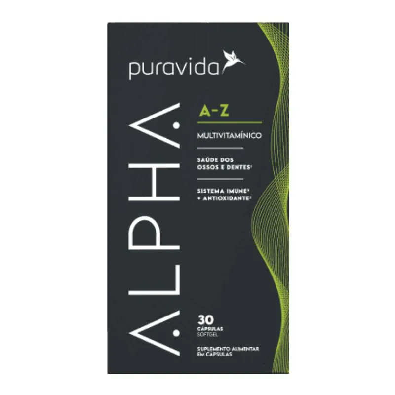ALPHA A-Z MULTIVITAMíNICO PURAVIDA 30CAPS