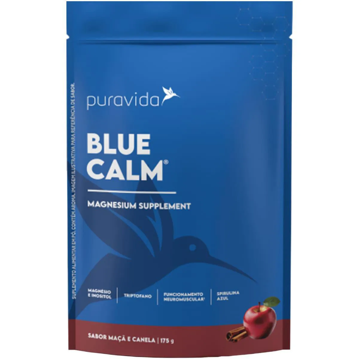 Blue Calm Maçã E Canela 175g Puravida