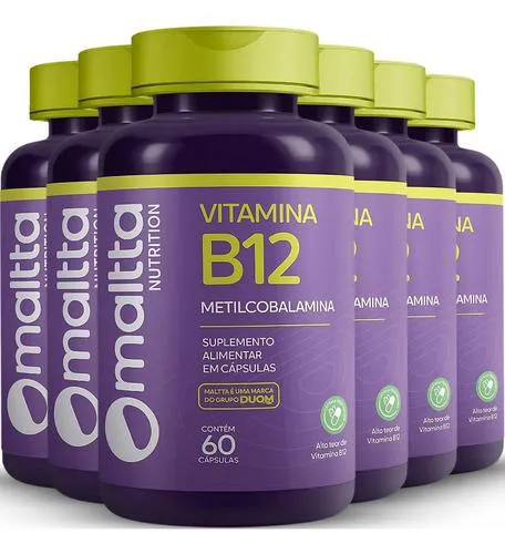 Vitamina B12 Metilcobalamina 6 X 60 Cápsulas Duom